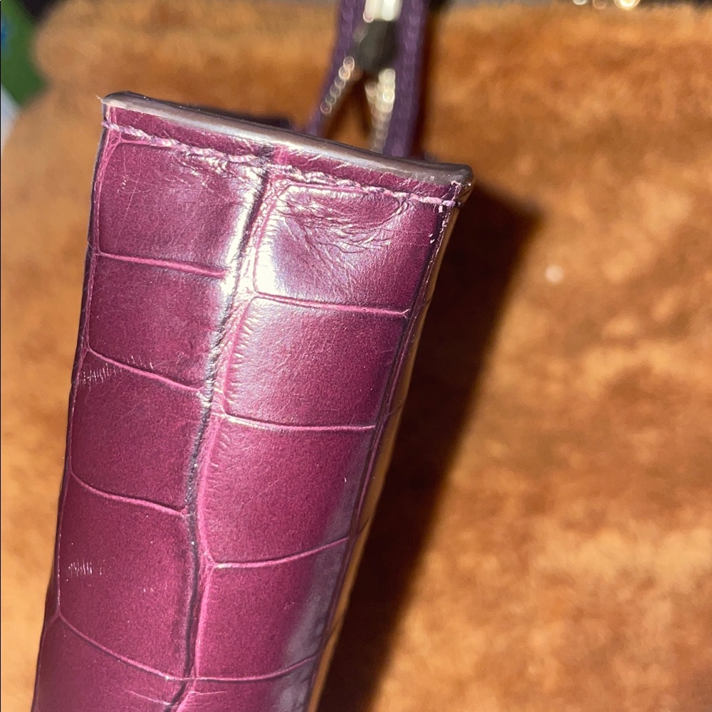 Michael Kors Croc Embossed Leather Crossbody - Picture 6 of 14